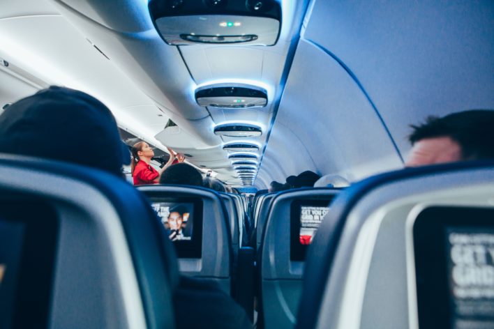 Row of Seats on An Airplane