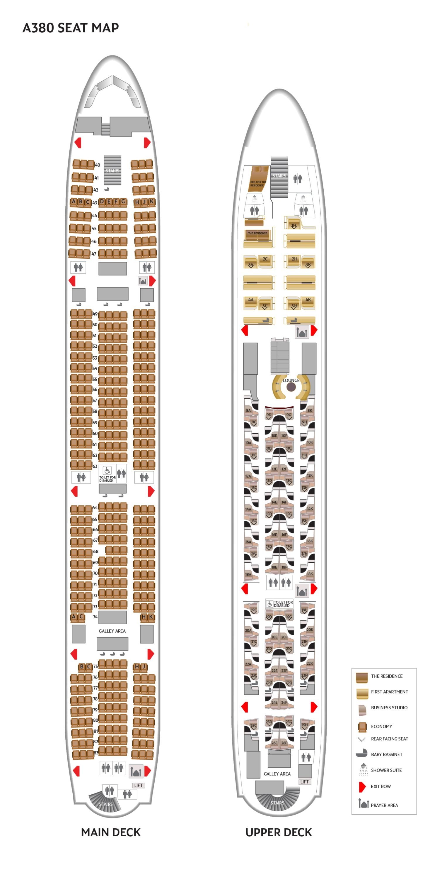 seating plan a380 business class