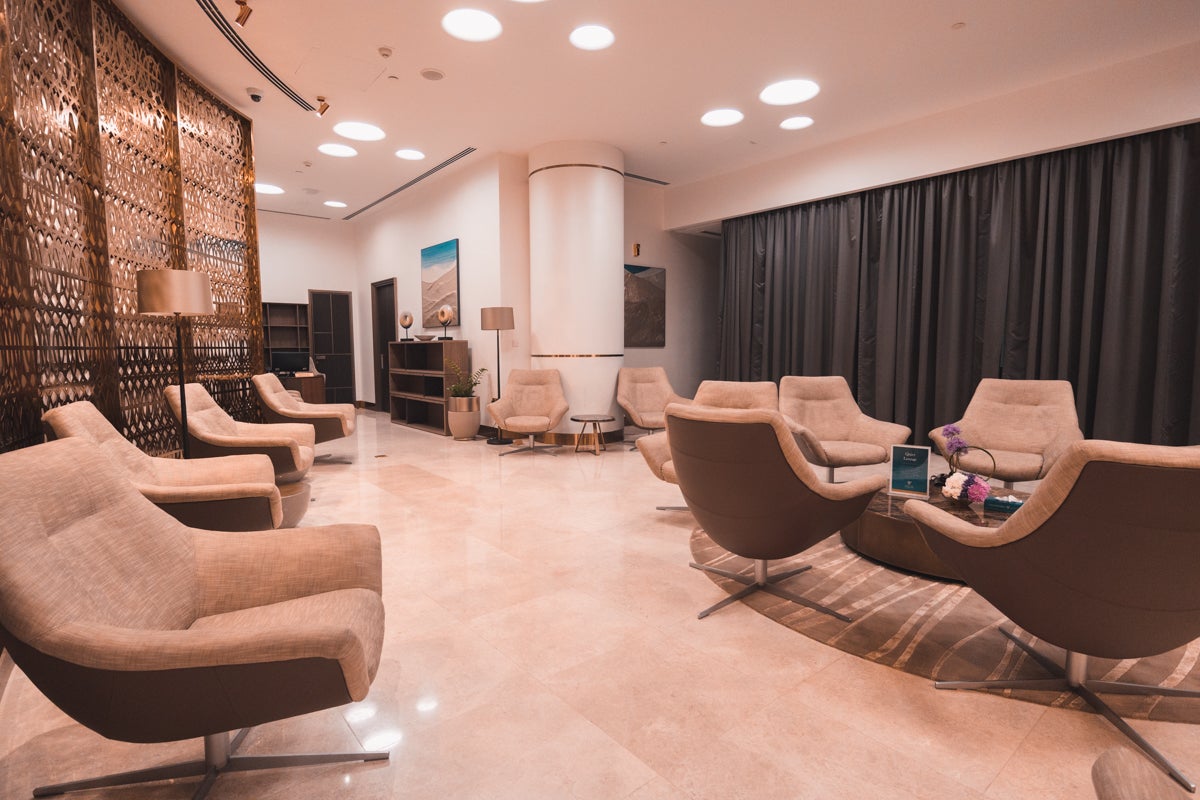 Oman Air First & Business Lounge Muscat Lougne Seating