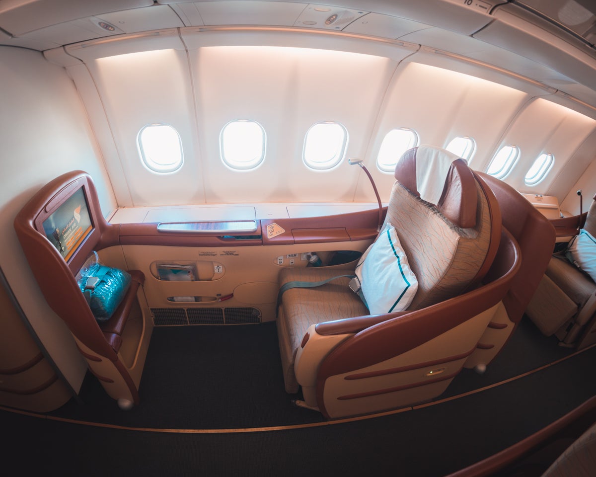 Oman Air Airbus A330 Old Business Class Seat 10K