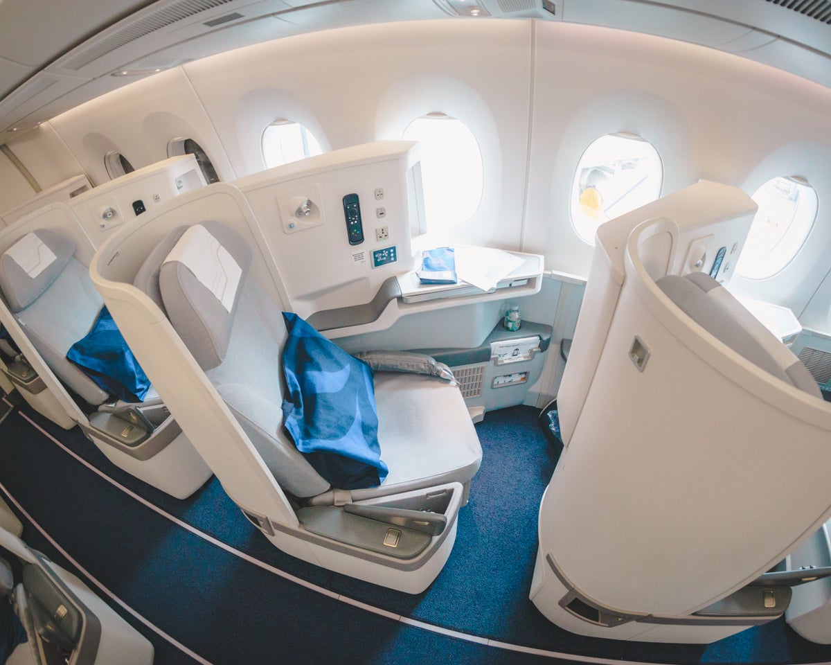Finnair Airbus A350 Business Class Window Seats