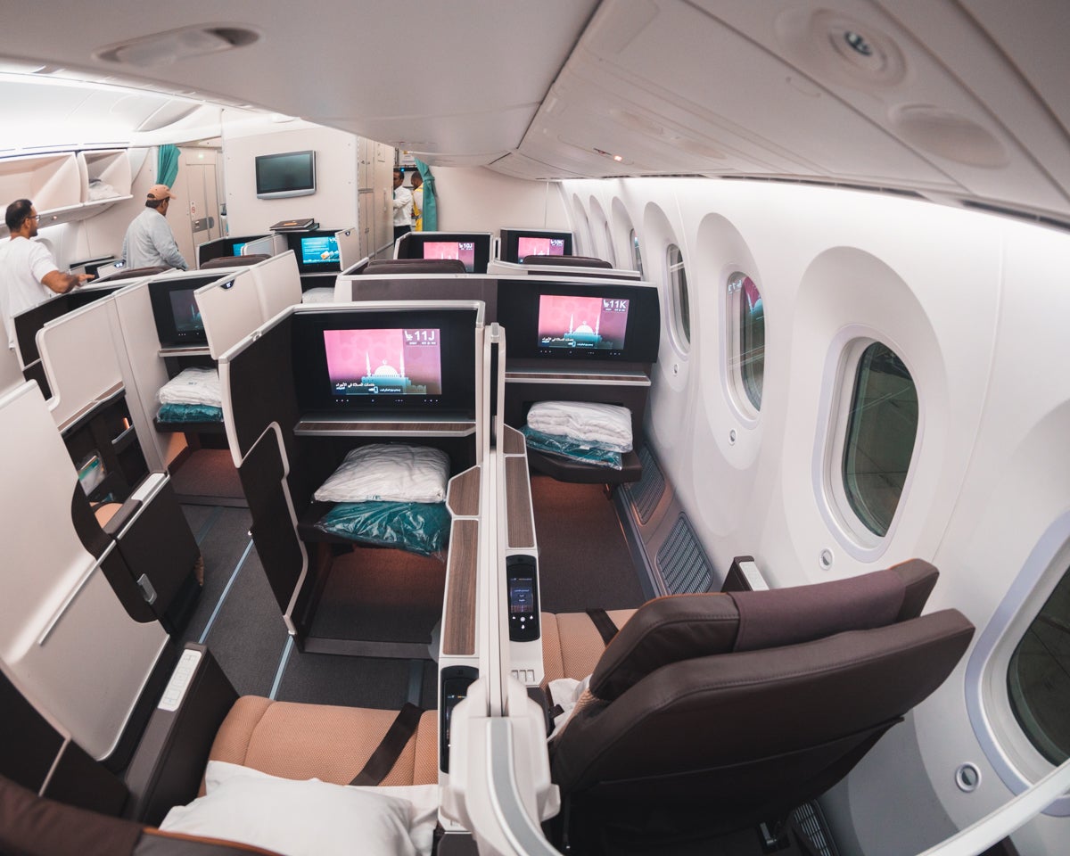 Oman Air Boeing 787-9 Business Class Seats 11J & 11K