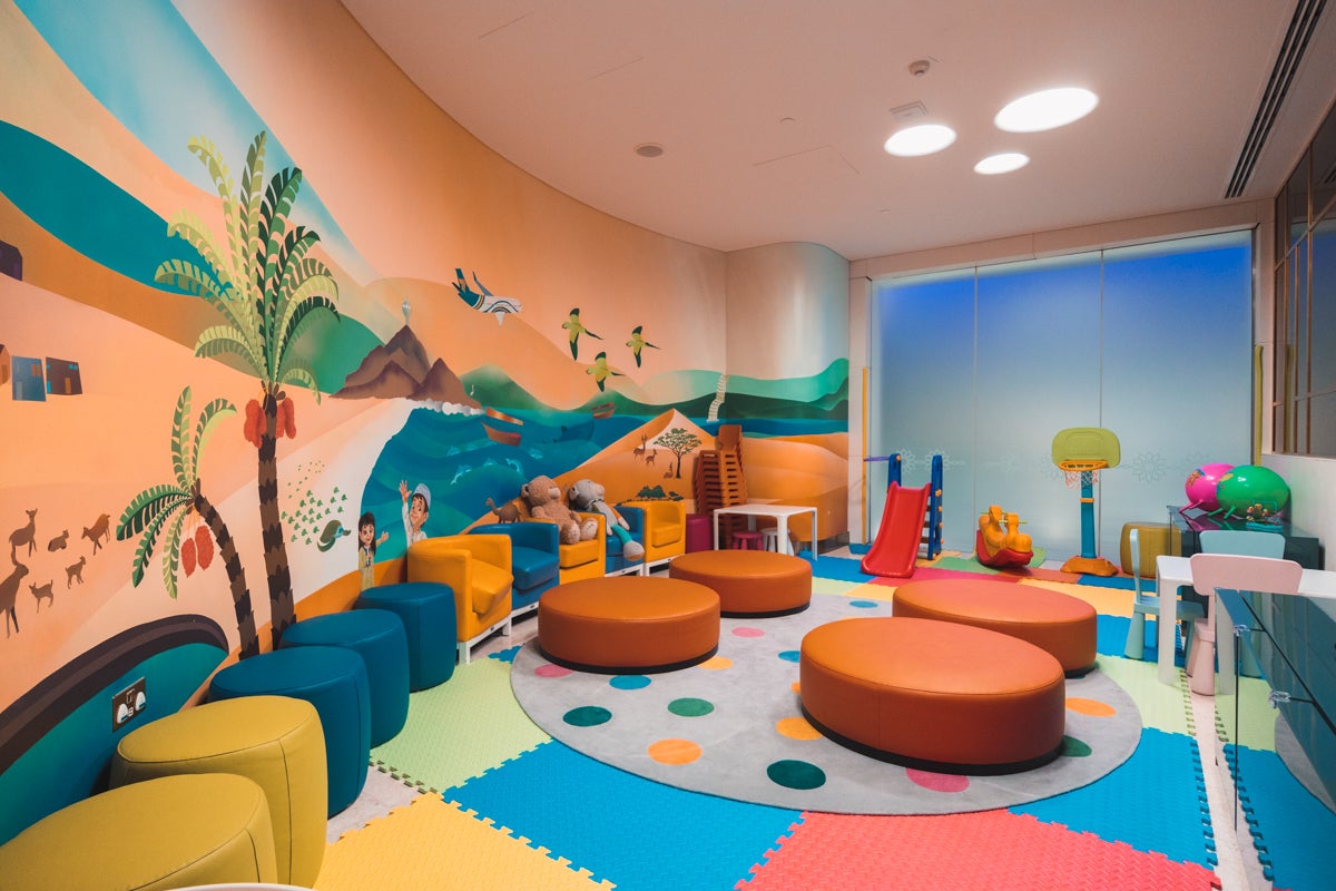 Oman Air First & Business Lounge Muscat Kids Room