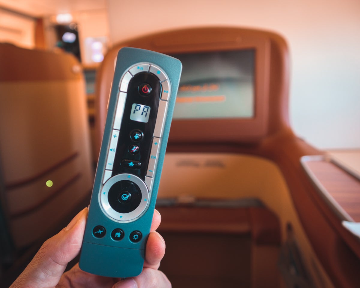 Oman Air Airbus A330 Old Business Class IFE Remote