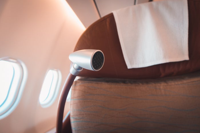 Oman Air Airbus A330 Old Business Class Spot Light