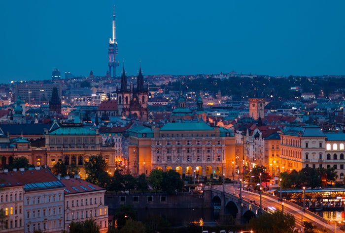 A Photo of Prague At Night