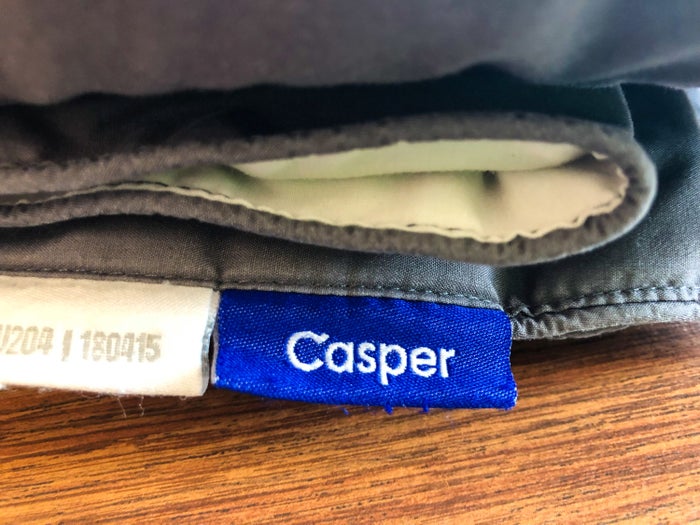 American Airlines 787-9 Flagship Business Class Casper bedding logo