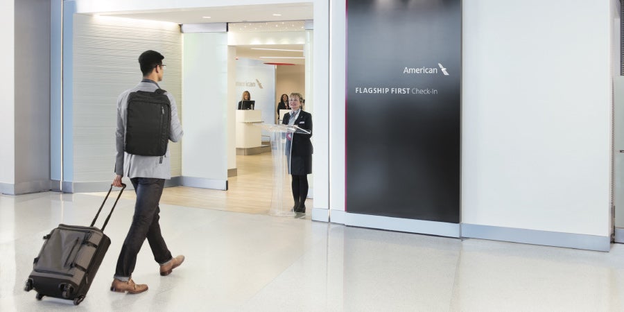 American Airlines Flagship First Check-In JFK
