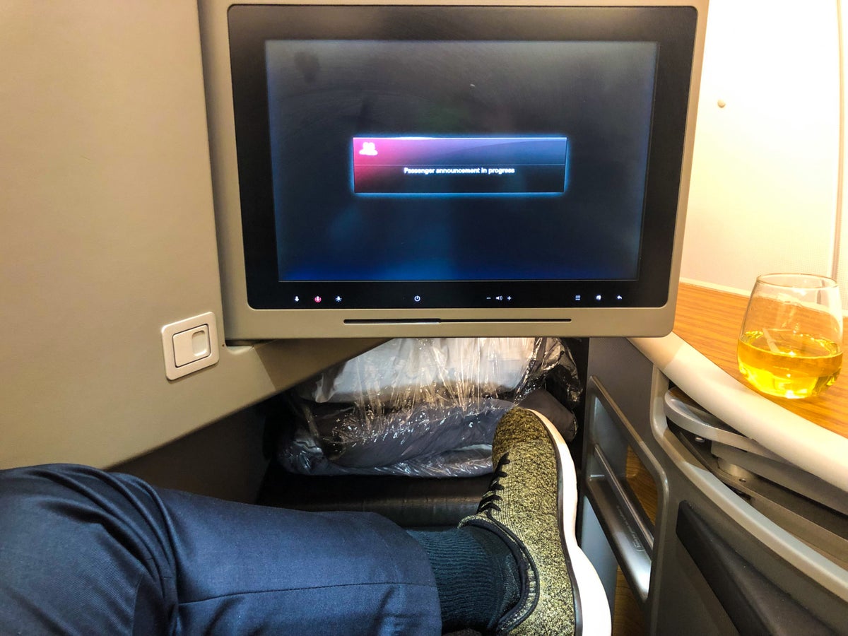 American Airlines Flagship First Class A321T seat view