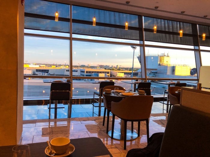 American Airlines Flagship First Dining JFK seating