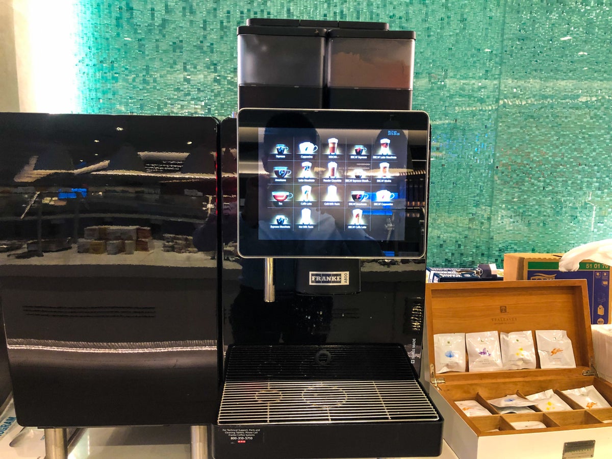 American Airlines Flagship Lounge JFK Franke espresso machine