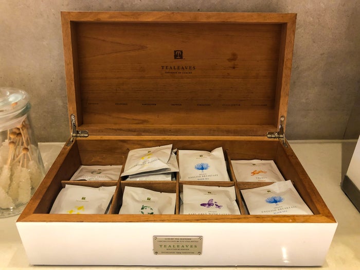 American Airlines Flagship Lounge JFK Tealeaves tea