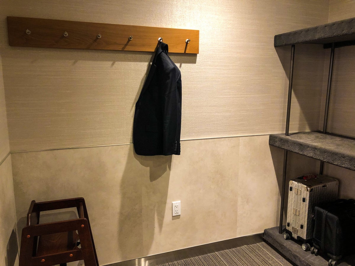 American Airlines Flagship Lounge JFK cloak room continued