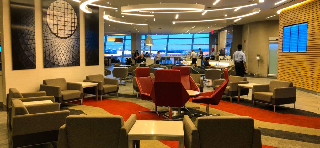 American Airlines Flagship Lounge JFK foyer