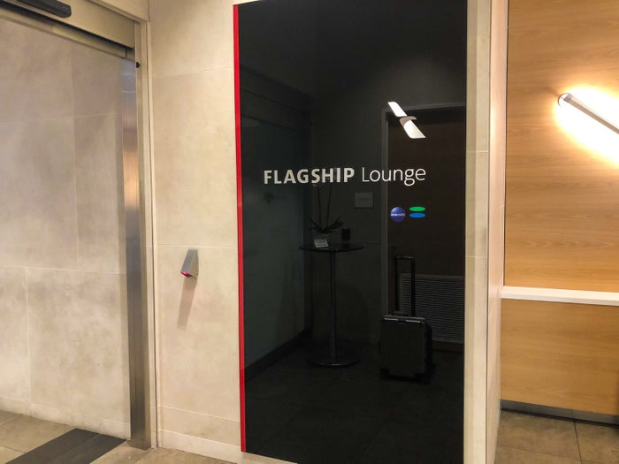 American Airlines Flagship Lounge LAX entrance