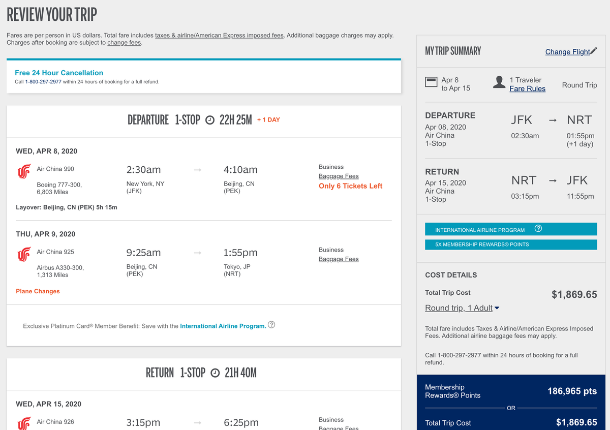 The American Express International Airline Program – Big Savings On Airfare