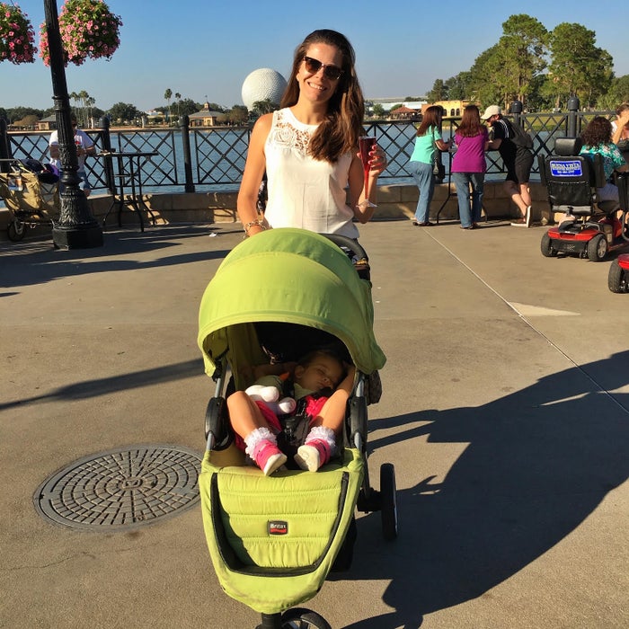 Britax stroller in Disney's Epcot