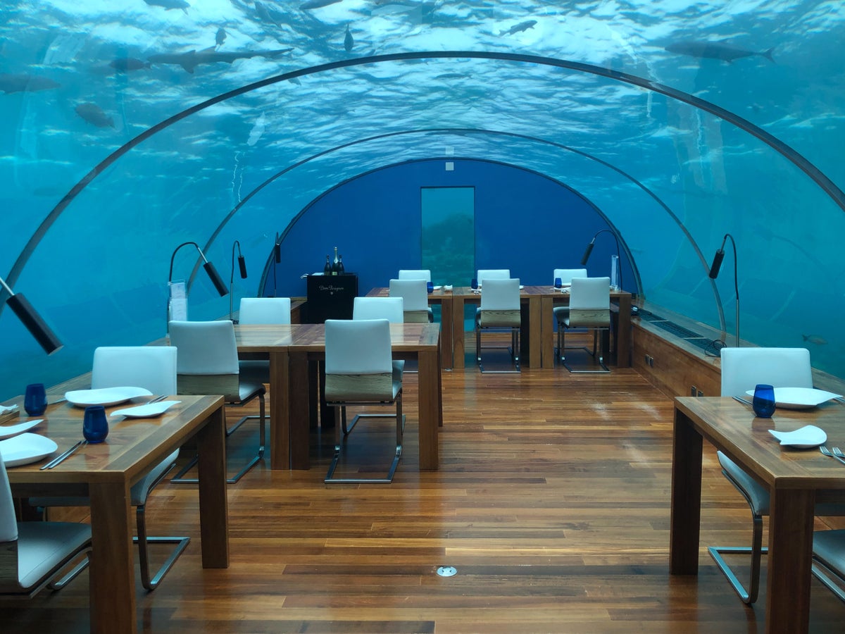 Conrad Maldives Underwater Restaurant