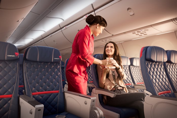 Delta Domestic First Class delta comfort+