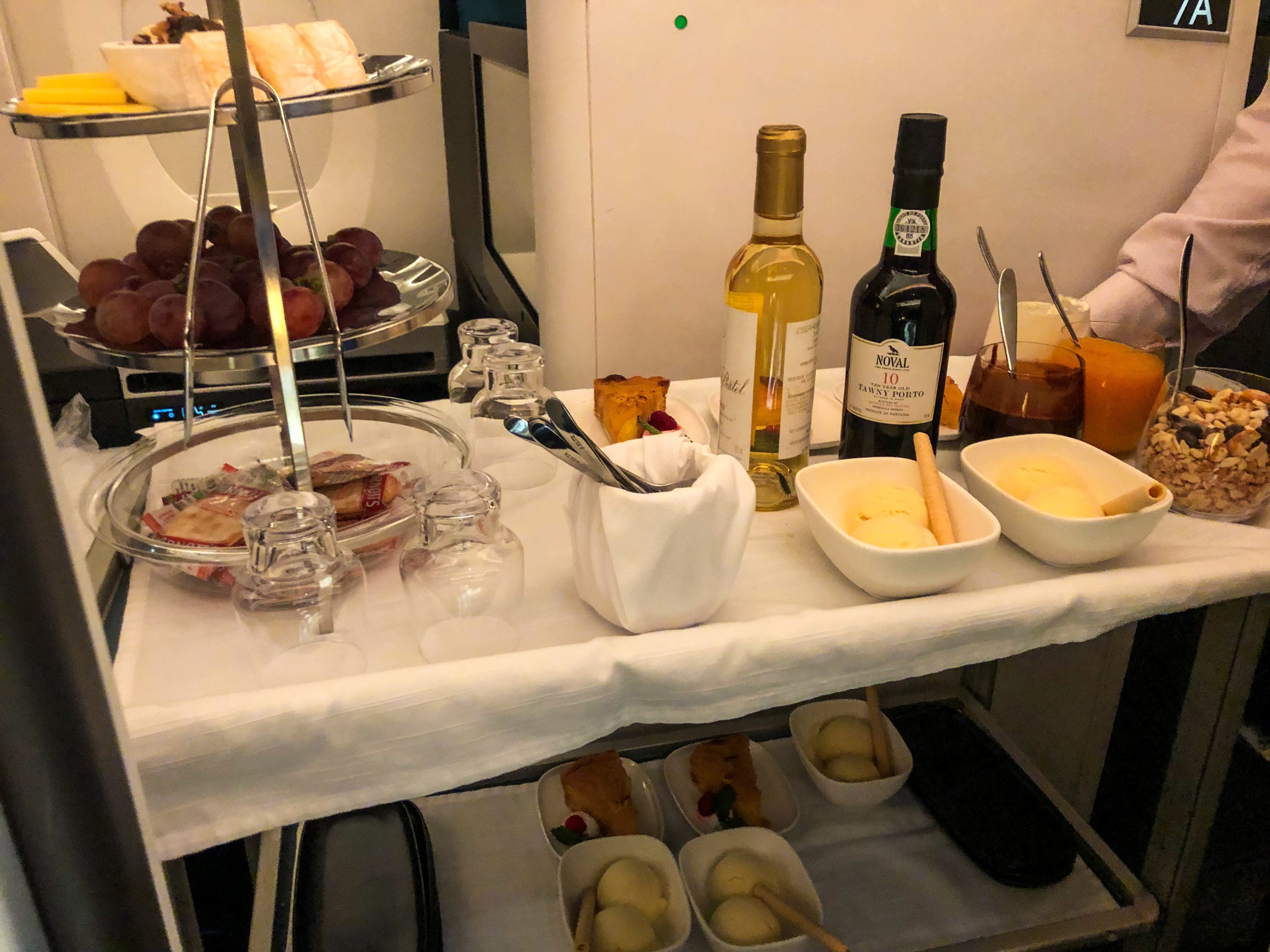 Delta One Suites A350-900 Dessert Cart