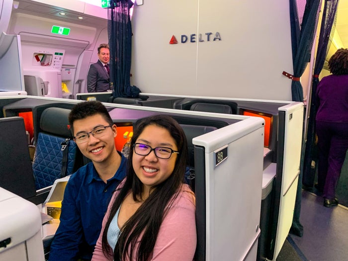 Delta One Suites A350-900 Sitting Photo-2 Delta One Suites A350-900 Sitting Photo