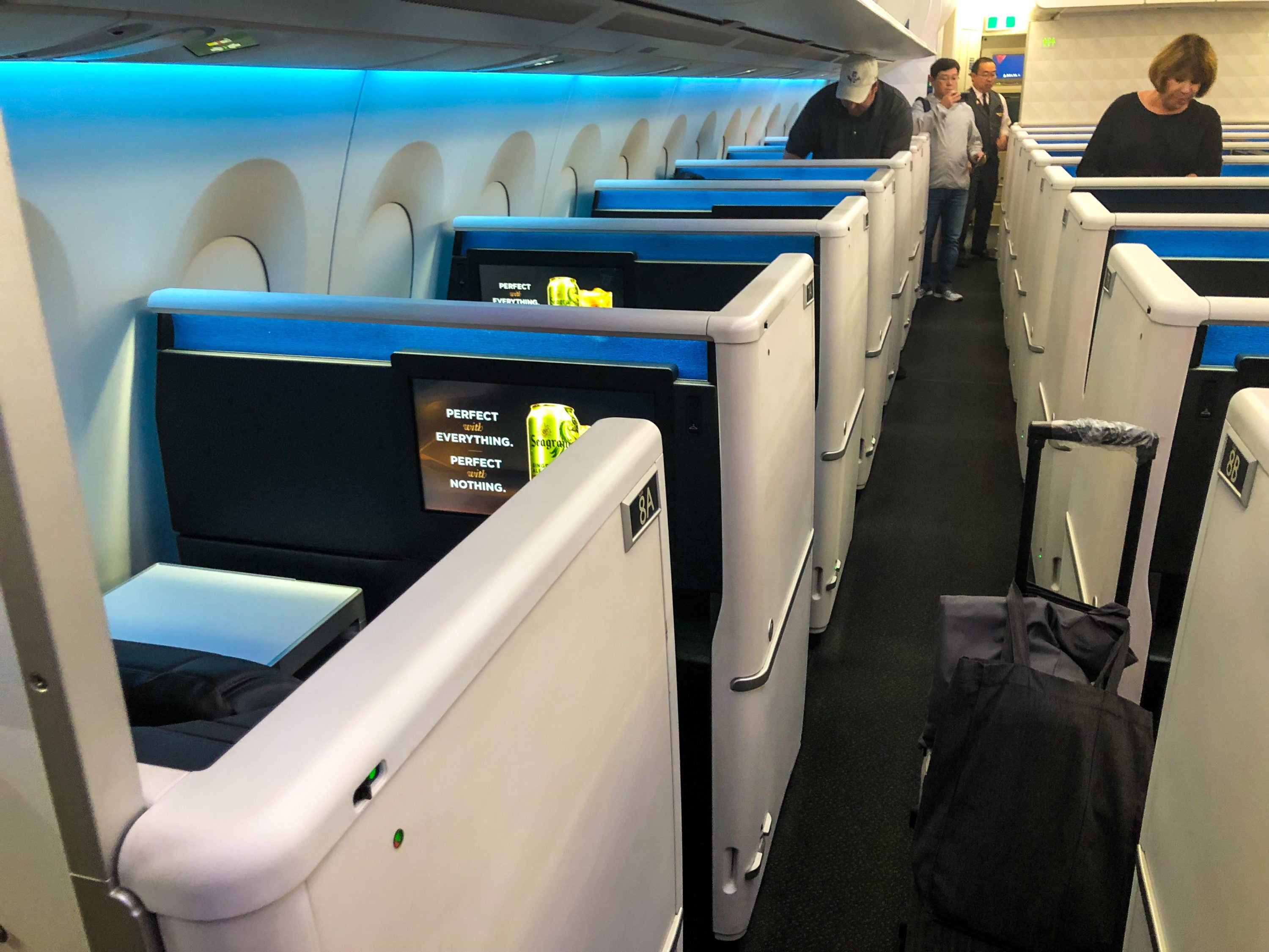 Delta One Suites A350-900 boční pohled