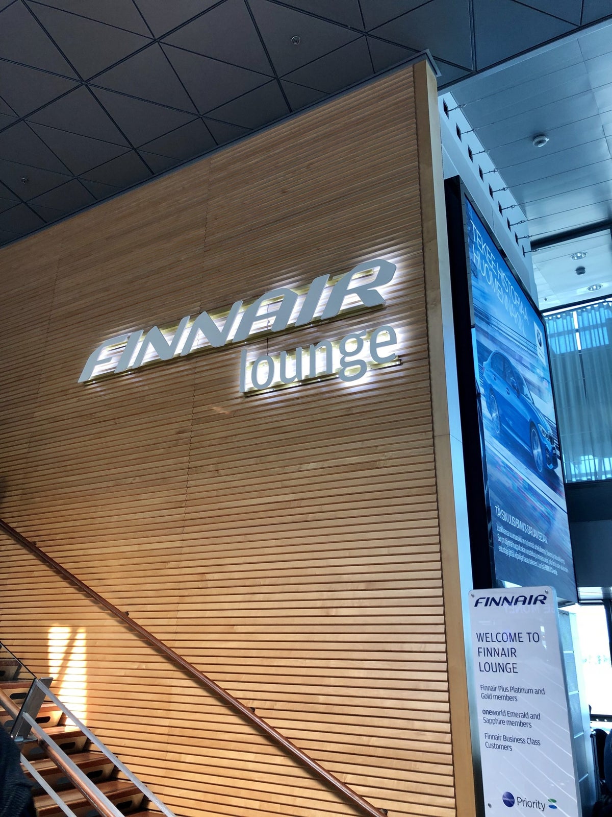 Finnair Lounge Helsinki Airport