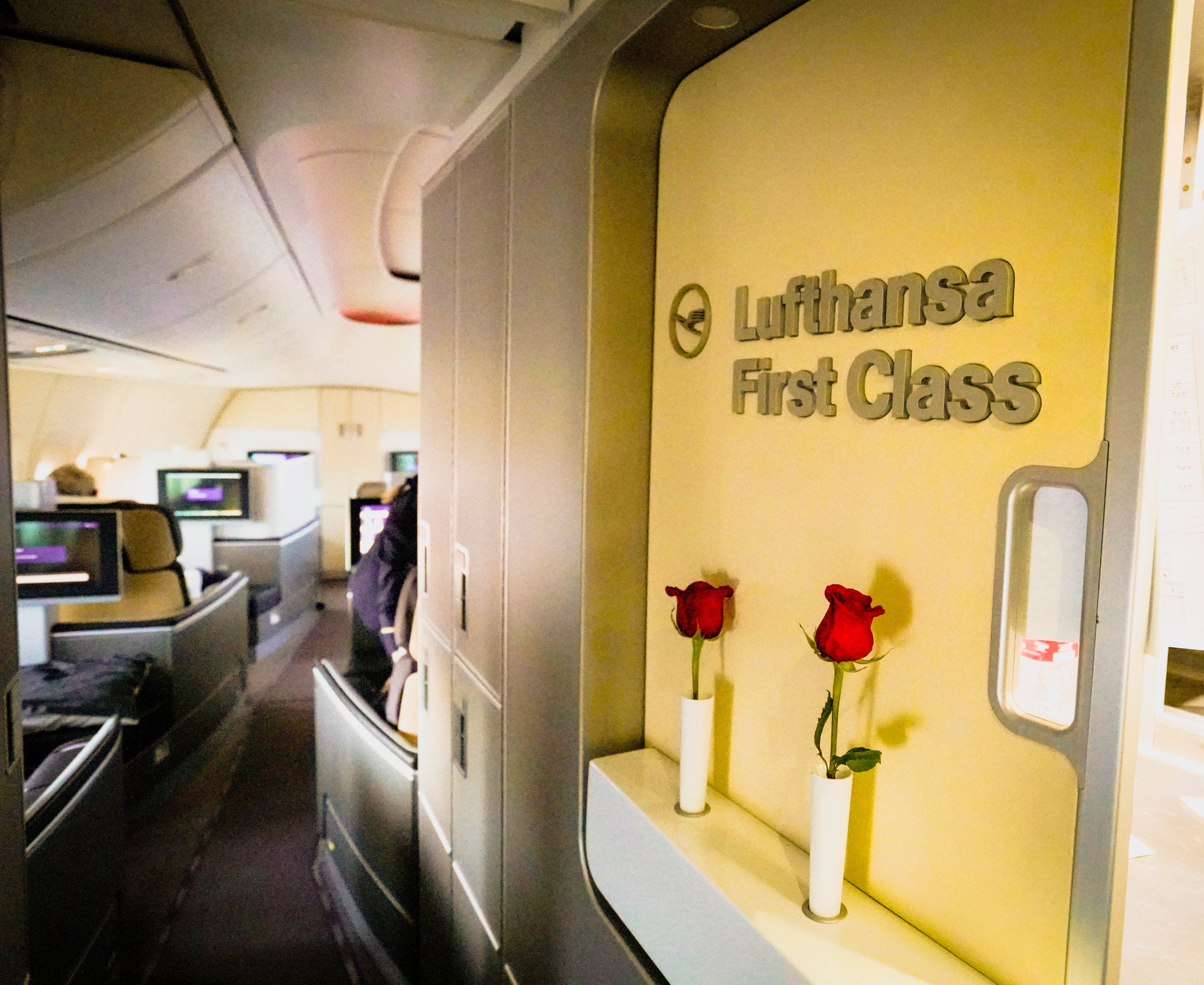 Lufthansa B747-8 First Class Cabin - Cherag Dubash