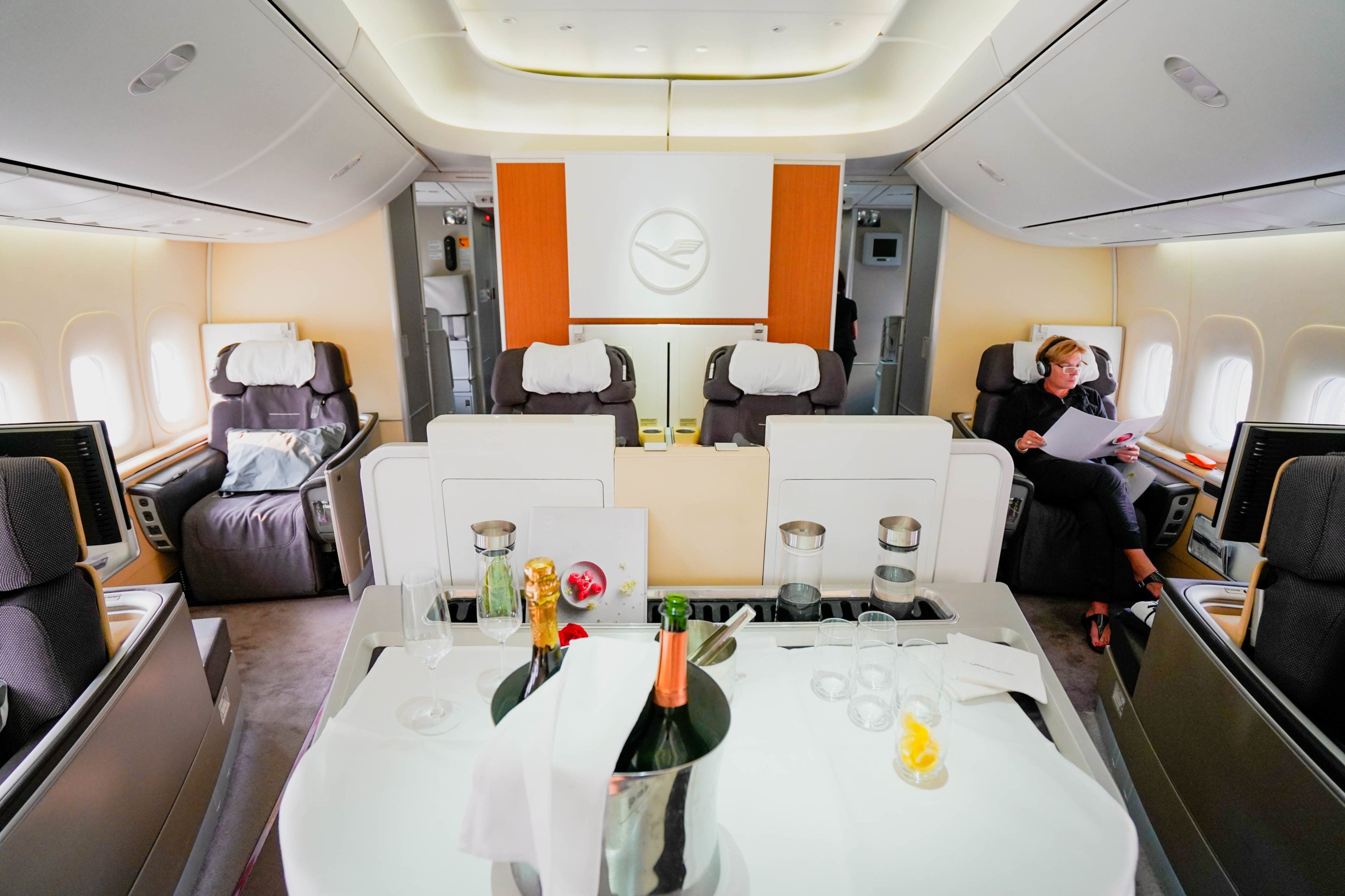 Lufthansa B747-8 First Class Cabin - Cherag Dubash