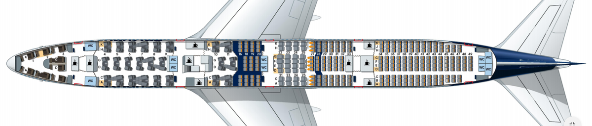 Lufthansa B747-8 Main Deck Seat Map - Cherag Dubash