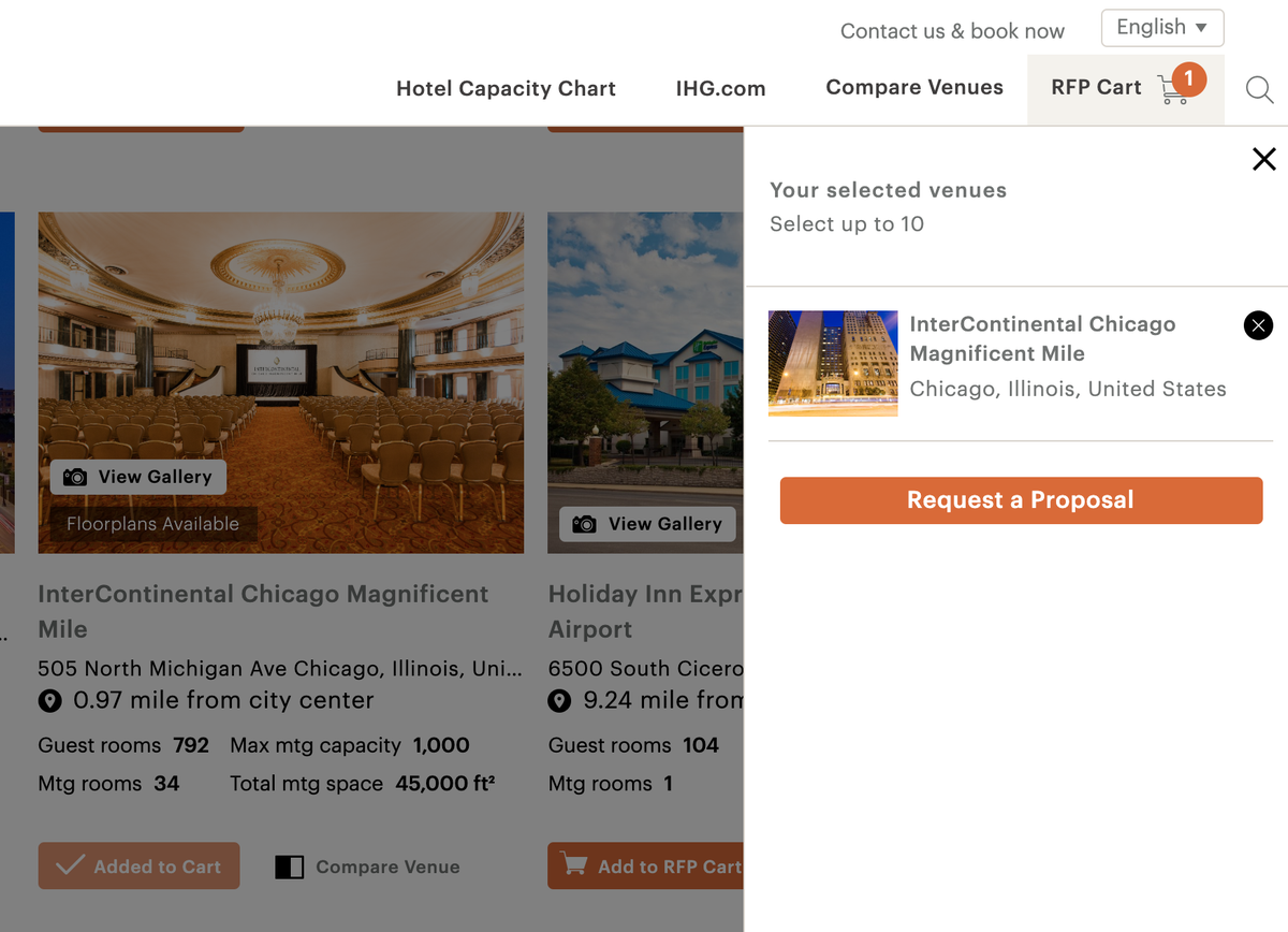 Requesting A Proposal From IHG