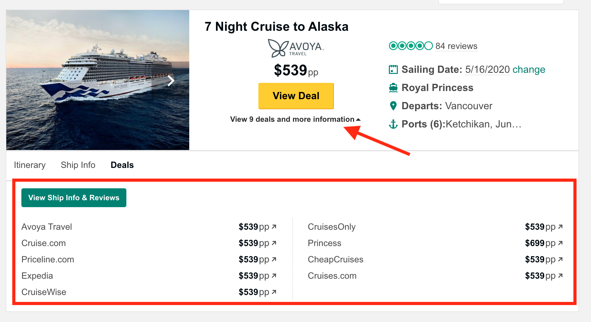 top cruise booking sites