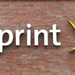 A Sprint Mobile Phone Store Sign