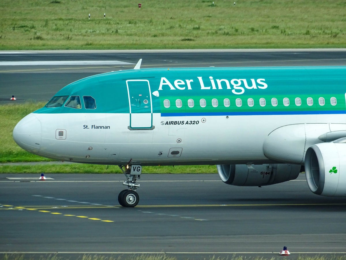 Aer Lingus Plane on The Runway