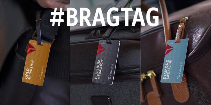 Delta Luggage Tags BragTags delta baggage luggage tag bragtag