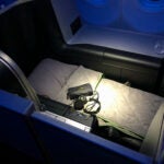 JetBlue Mint A321 bed made with suite door closed