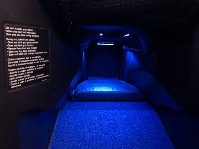 JetBlue Mint A321 footwell