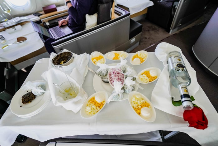 Lufthansa B747-8 First Class Caviar Trolley - Cherag Dubash