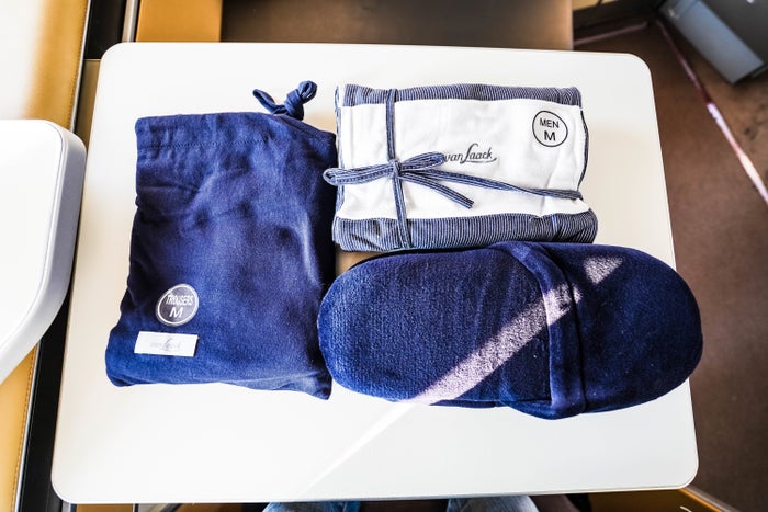 Lufthansa B747-8 First Class Pajamas - Cherag Dubash