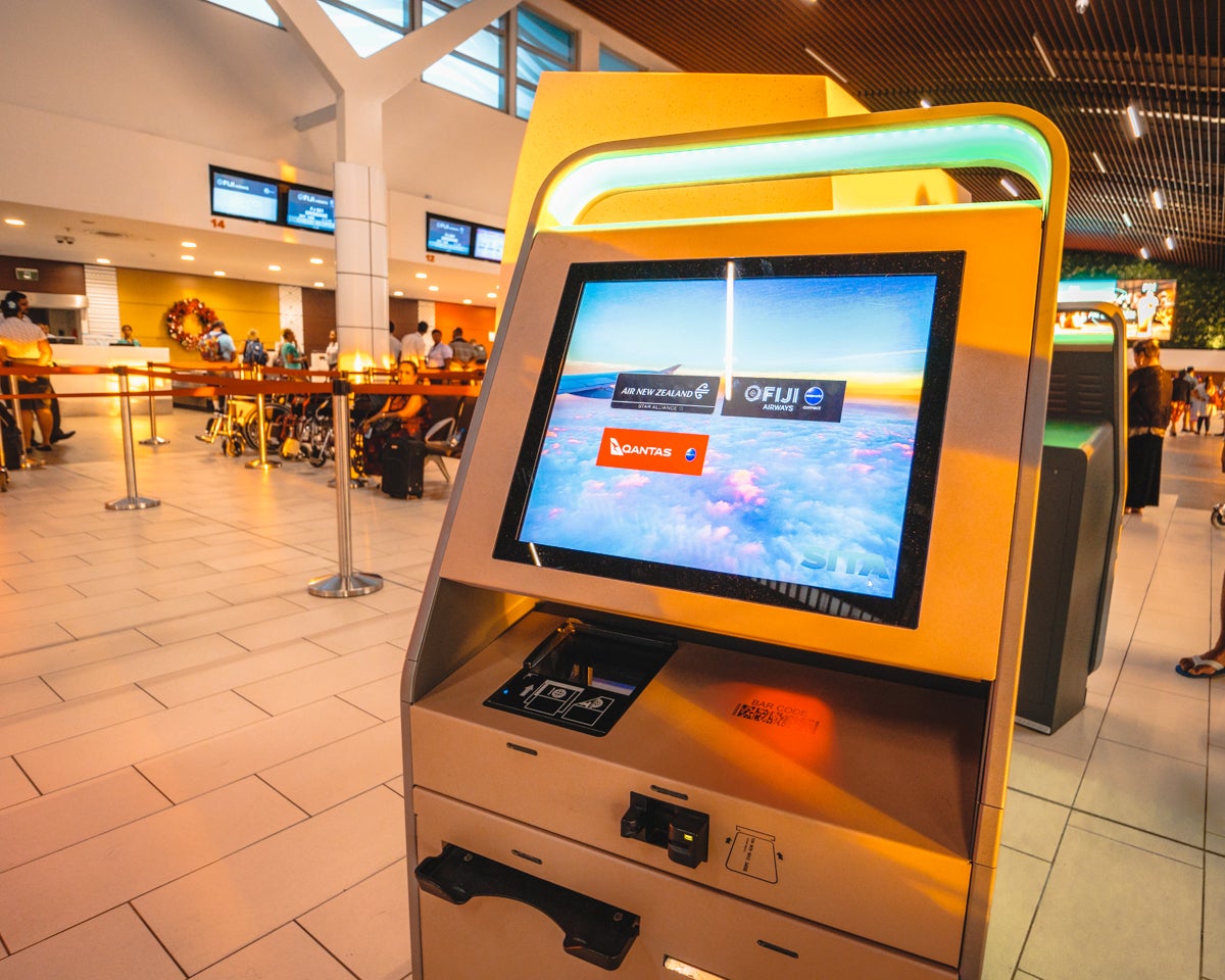 Nadi International Airport Check-In Kiosk