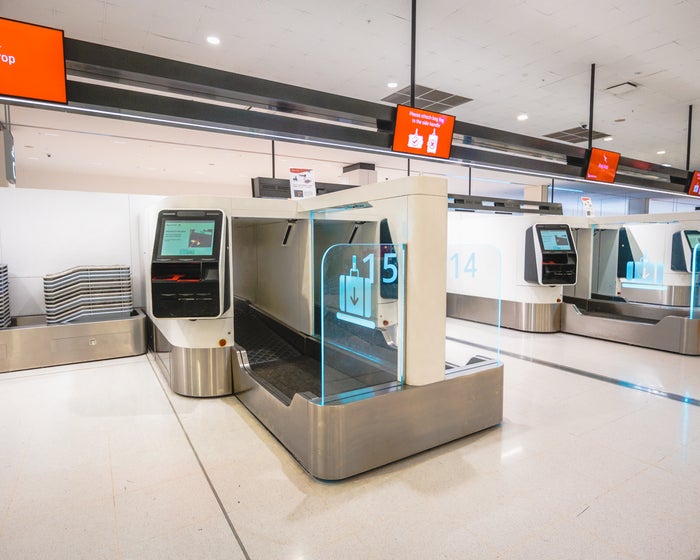 Qantas Bag Drop at Sydney Airport