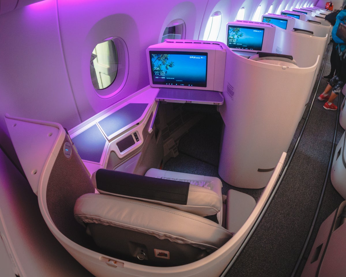 Fiji Airways Airbus A350 Seat 20A
