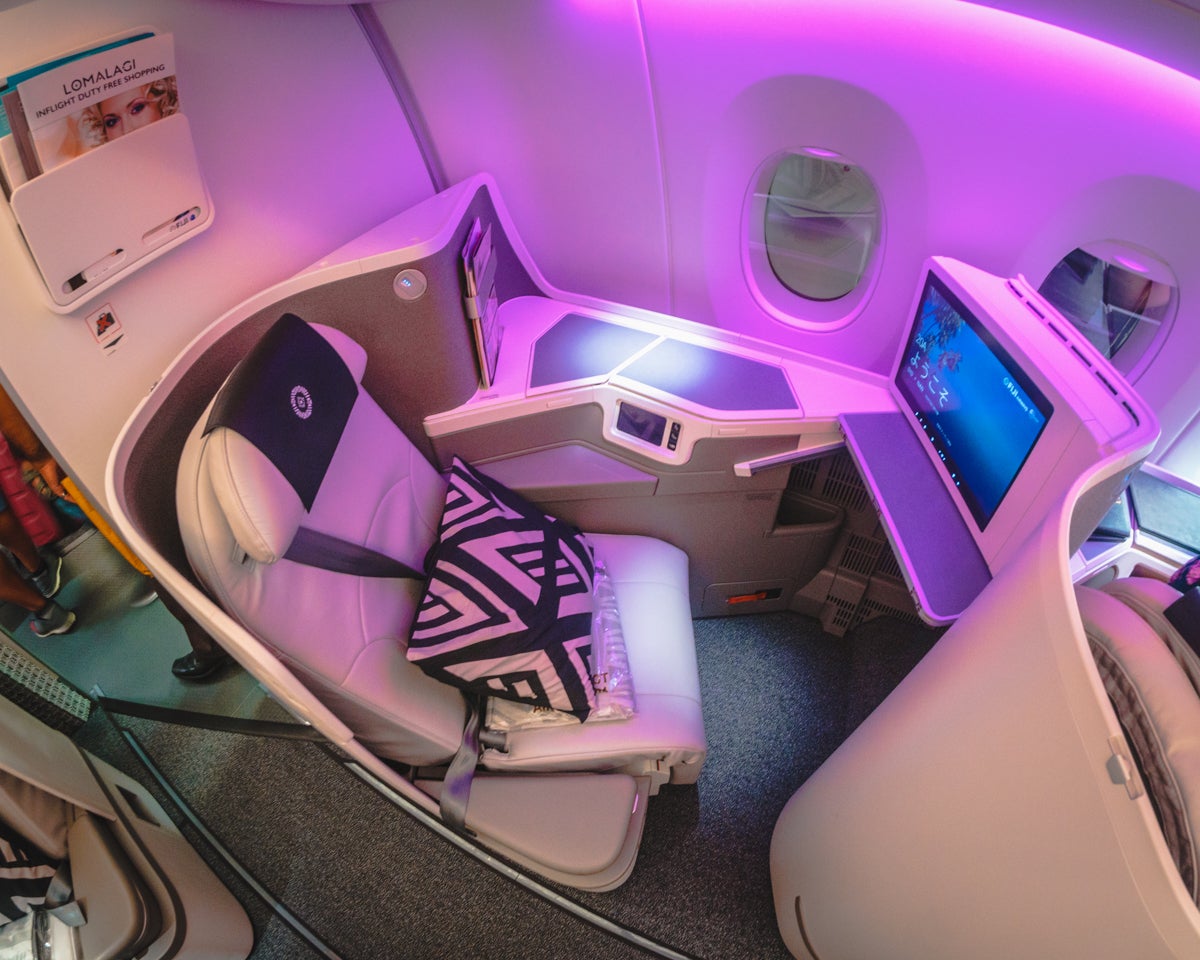 Fiji Airways Airbus A350 Window Seat