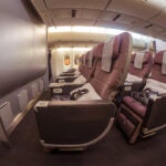 Qantas Boeing 747 Premium Economy Bulkhead Seats