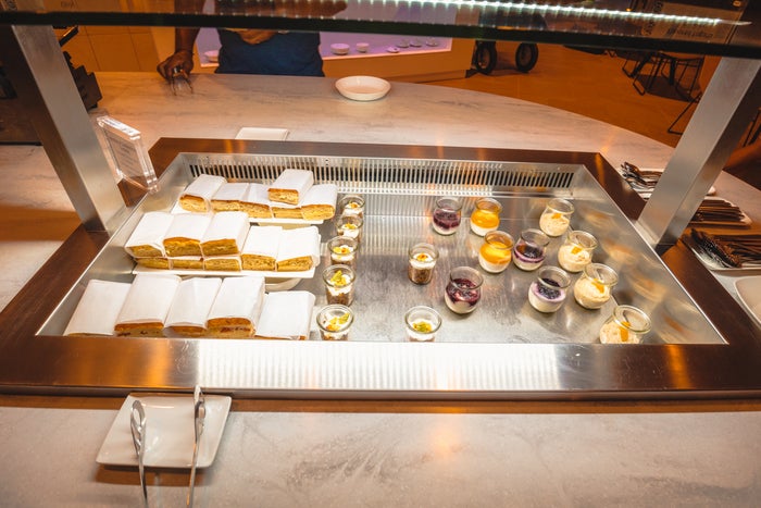 Fiji Airways Premier Lounge Sandwiches