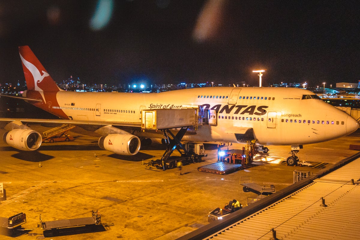 Qantas Boeing 747 Seat Map