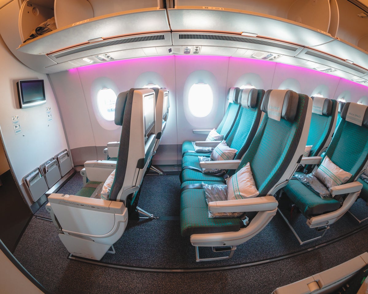Fiji Airways Airbus A350 Economy Class Bula Space Seats