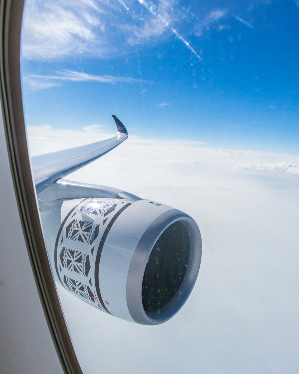 Fiji Airways Airbus A350 Blue Sky