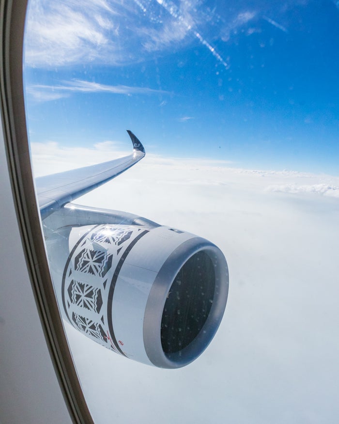 Fiji Airways Airbus A350 Blue Sky
