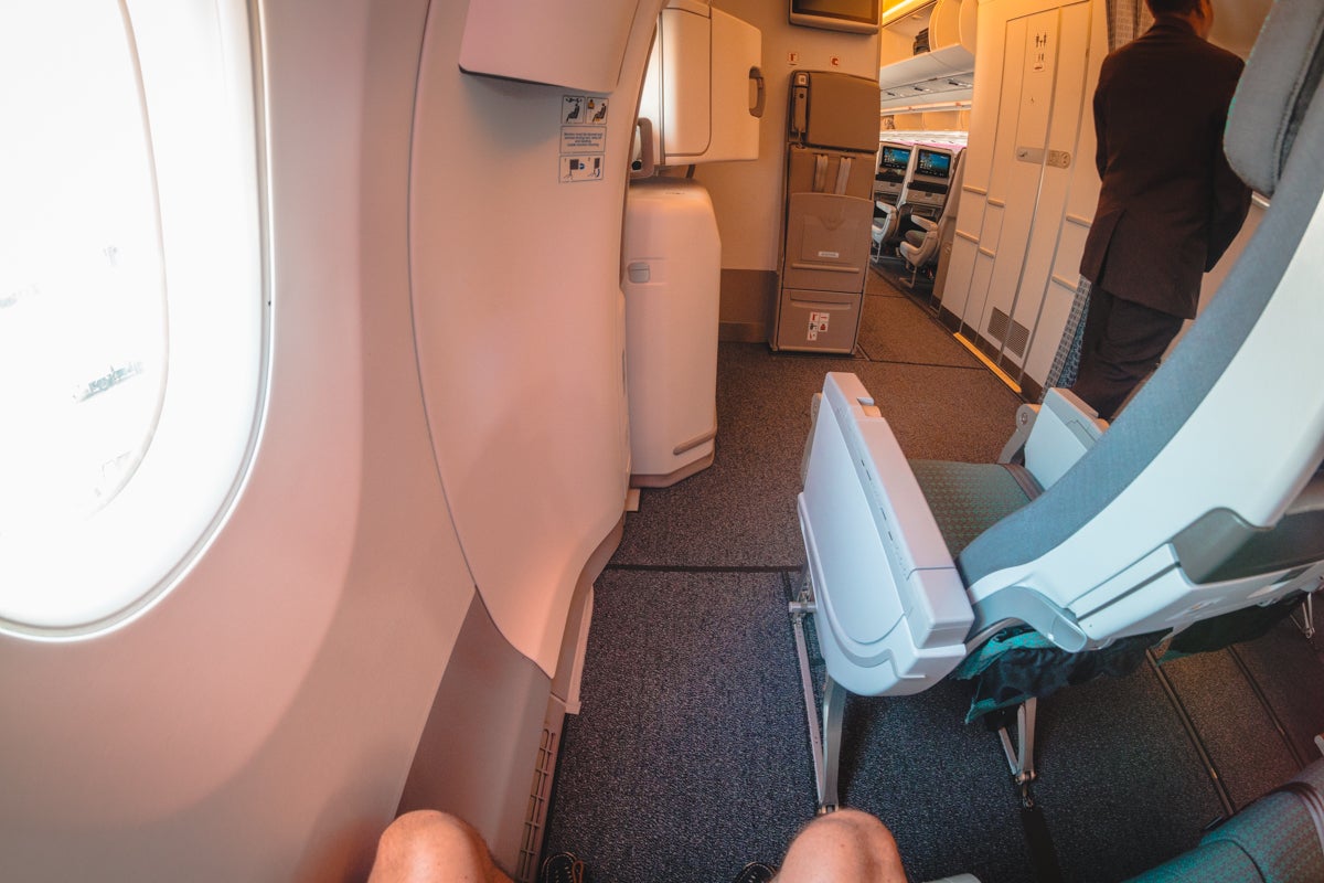 Fiji Airways Airbus A350 Economy Class Seat 52A Legroom